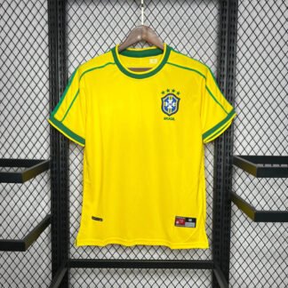 Camisa Brasil I 1998 Amarela - Versão Torcedor