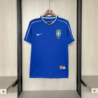 Camisa Brasil II 1998 Azul - Versão Torcedor