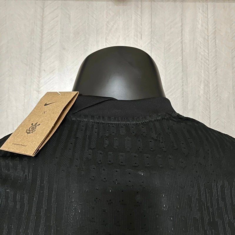 Camisa Corinthians II 2024/25 All Black — Versão Jogador