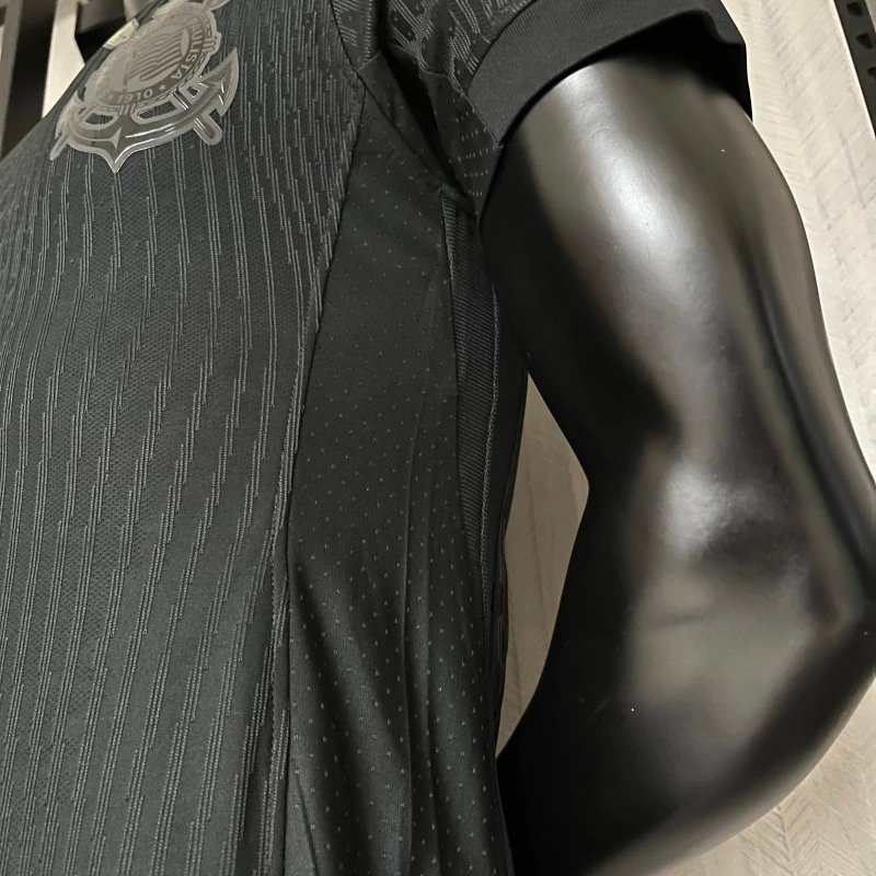 Camisa Corinthians II 2024/25 All Black — Versão Jogador