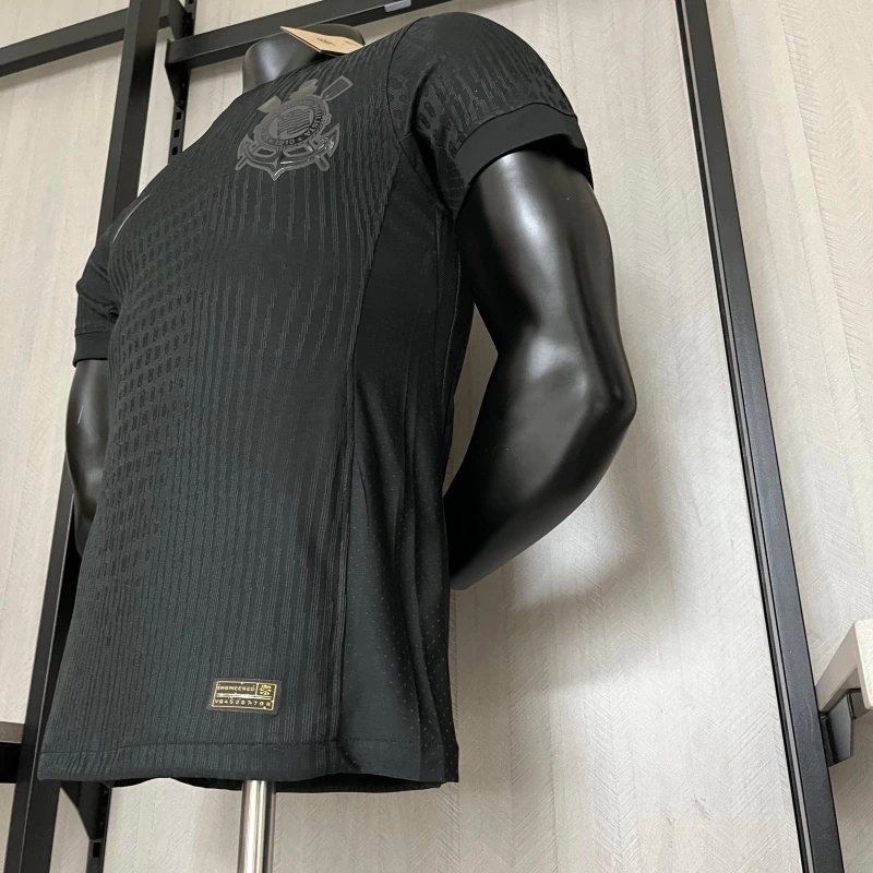 Camisa Corinthians II 2024/25 All Black — Versão Jogador