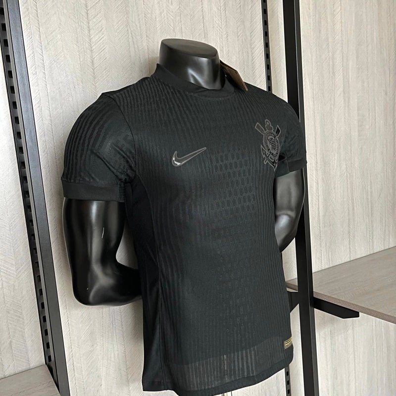 Camisa Corinthians II 2024/25 All Black — Versão Jogador