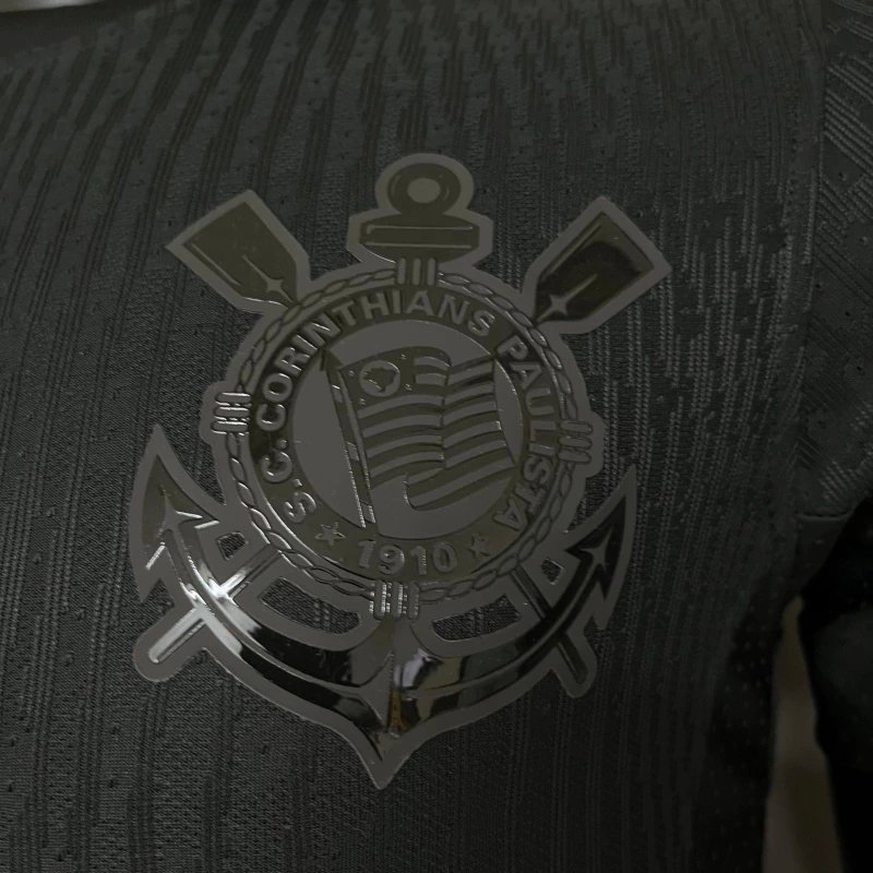 Camisa Corinthians II 2024/25 All Black — Versão Jogador