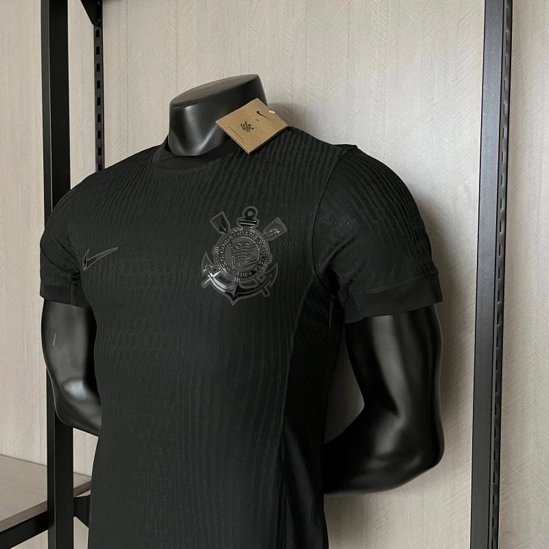 Camisa Corinthians II 2024/25 All Black — Versão Jogador