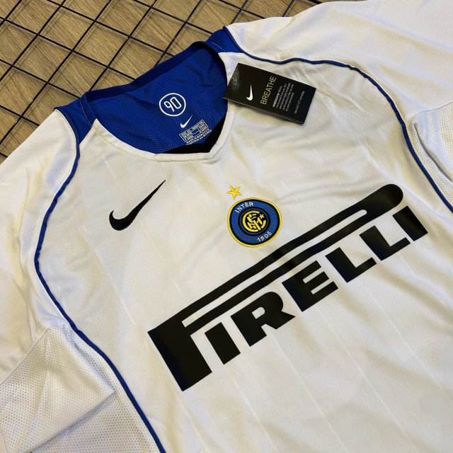 Camisa Inter de Milão Retrô 2004/05 Branca