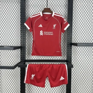 Kit Infantil Liverpool Vermelha