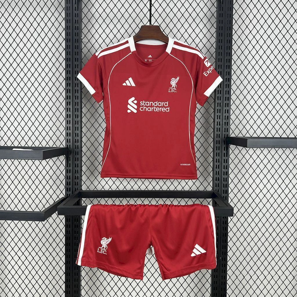 Kit Infantil Liverpool Vermelha