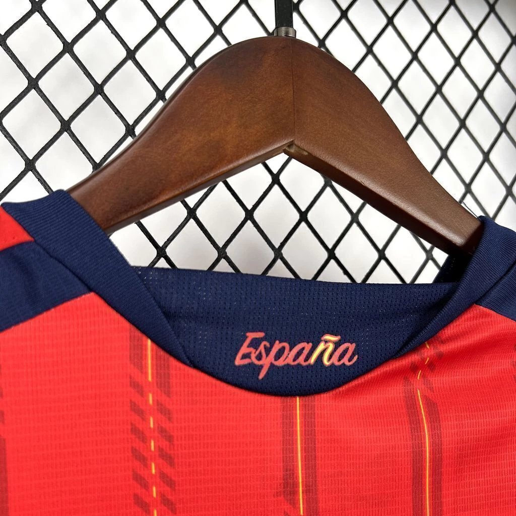 Camisa Espanha I 2026 (2 ESTRELAS) Feminina — Versão Torcedor
