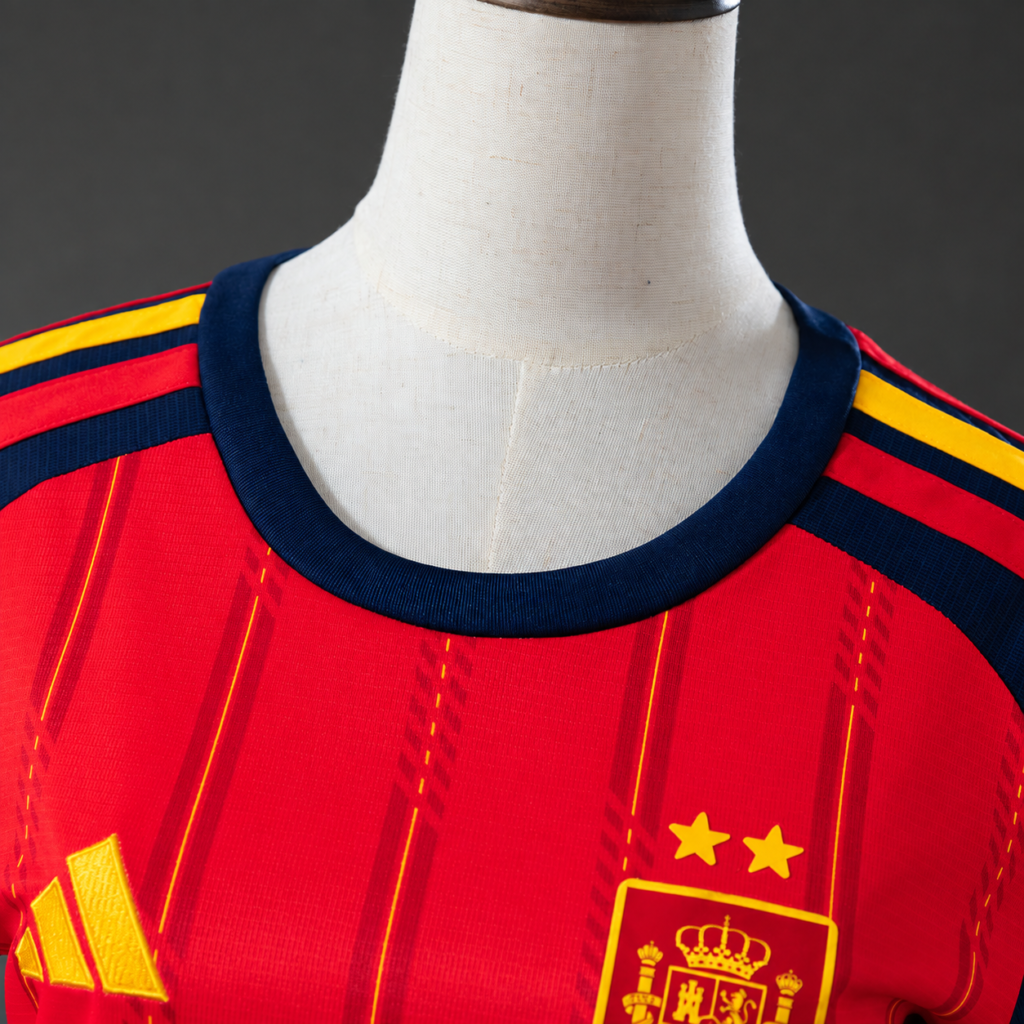 Camisa Espanha I 2026 (2 ESTRELAS) Feminina — Versão Torcedor